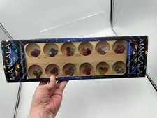 Mancala Wooden Board Game