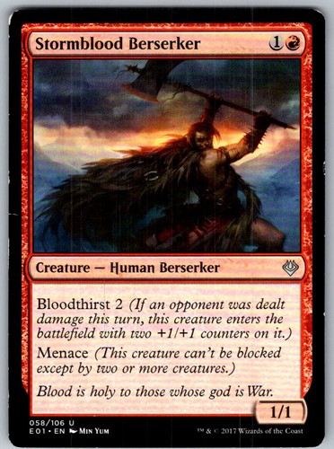 Mtg stormblood berserker - mtg,