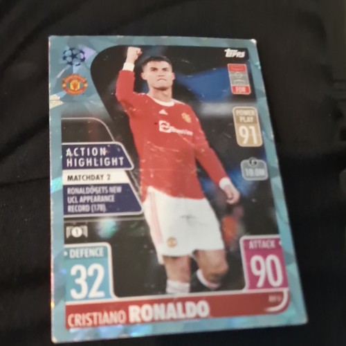 Topps match attax cristiano - match,