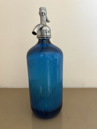 Antique rare blue - blue, czech