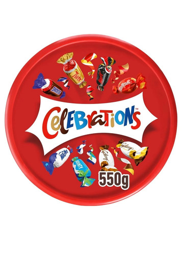 Celebrations chocolate tubs - chocolate,