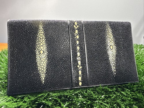 Genuine stingray skin - stingray, bifold
