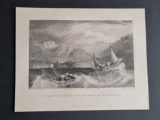 Antique (1844) print - Bombay