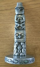 Boma Pewter Totem Pole Canada