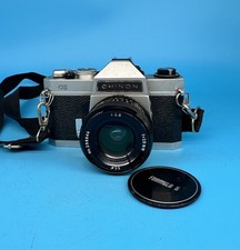 Chinon CS 35mm SLR Film Camera with 28mm F/2.8 Lens - Tested