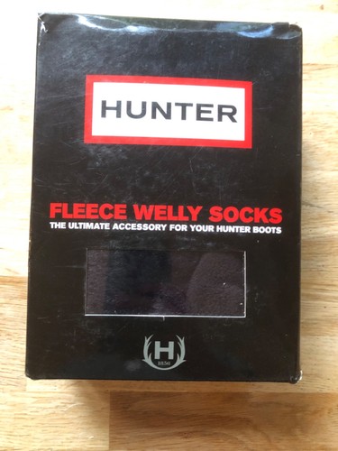 Hunter fleece welly socks - hunter, l