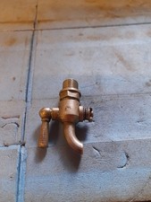 VINTAGE CAR RADIATOR TAP OR FUEL TANK DRAIN TAP. NICKEL. VCC VSCC