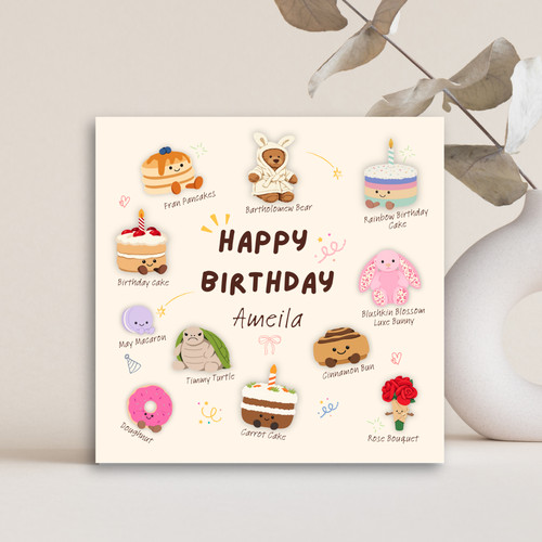 Personalised jellycat inspired - personalised,
