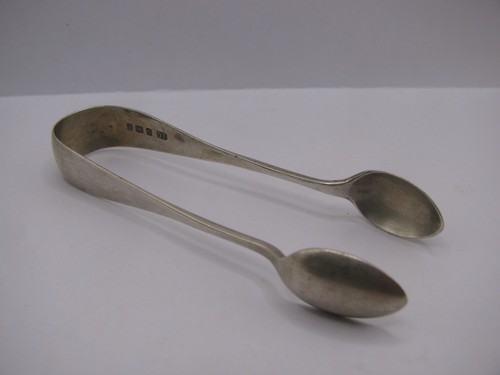Antique sterling silver sugar - antique,