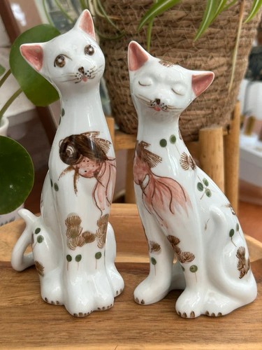 Vintage pair ceramic hand - pair,