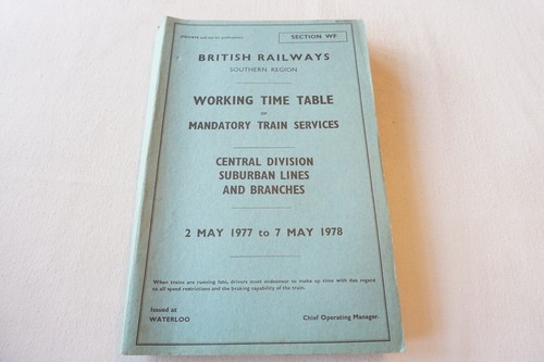 1977 southern region railway - southern,