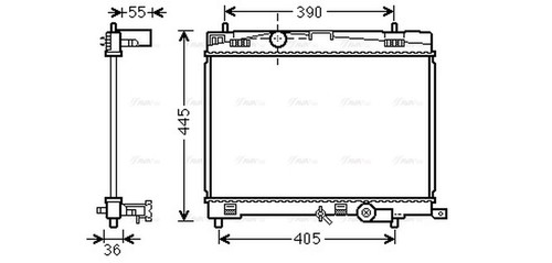 Ava coolant radiator - coolant,