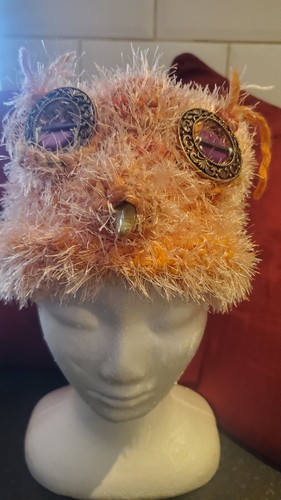 Handmade crochet hat owl - hat,