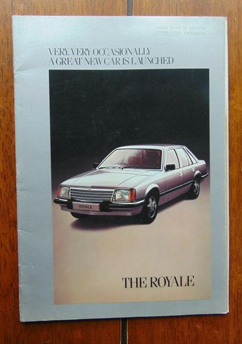 Vauxhall royale saloon - vauxhall, coupe