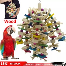 Bird Cage Biting Toys for African Grey Macaws Cockatoos Large Parrot Chewing  