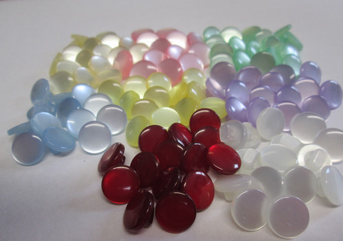 Pearlescent pearly round - 10,