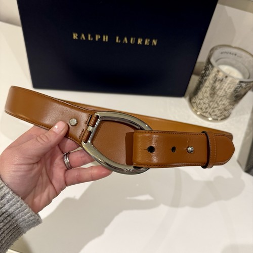 Ralph lauren polo belt - lauren, brown