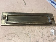 RECLAIMED BRASS LETTER BOX WITH KNOCKER