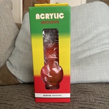 1 Pcs Acrylic Mini Water Bong 8 Inch Smoking Pipe Hookah UK