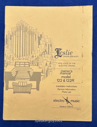 Original leslie speaker model - original,