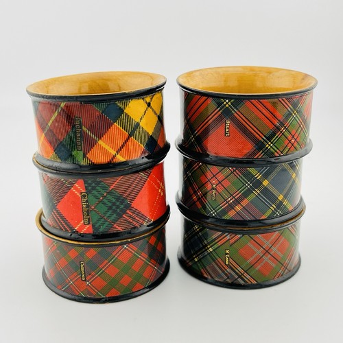 Antique mauchline tartan ware - tartan,