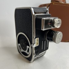 Paillard Bolex Vintage C8SL 8mm Movie Camera With Kern Yvar f1.9 13mm Lens Cased
