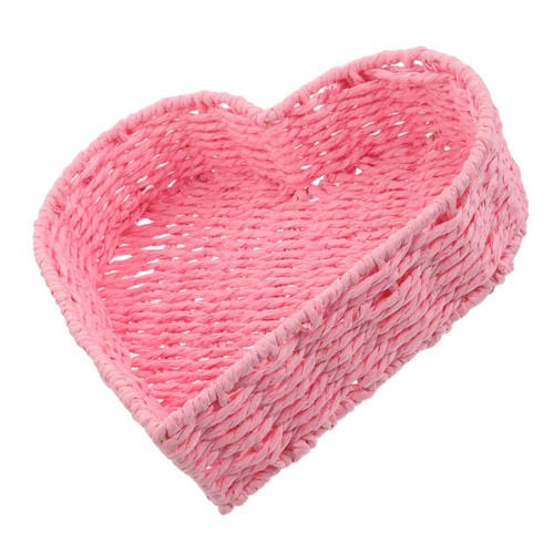 Heart woven paper - woven, basket