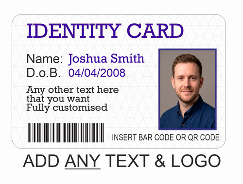 Identity card fully - identity,