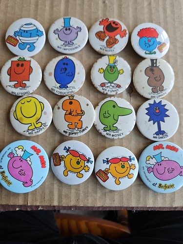 16x vintage men badges 5 - 16x,