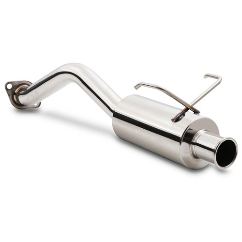 Stainless exhaust rear - stainless,