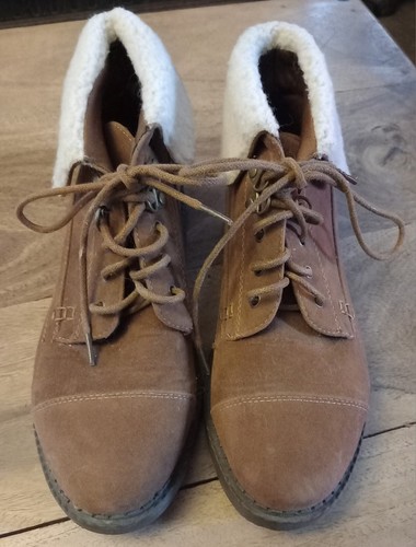 Ladies faux suede ankle boots - ladies,
