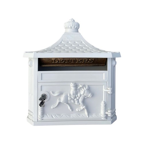 Mail box post white - box,