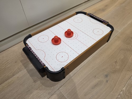 Portable tabletop air hockey - portable,