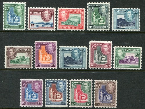 Vincent 1938 d 10s sg - 1938-47, ½d-10s