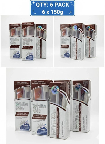 White glo coffee tea - 6, x