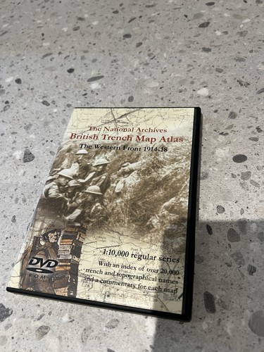 British trench map atlas dvd - map,