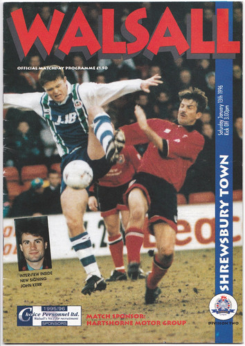 1995 1996 walsall v - walsall,