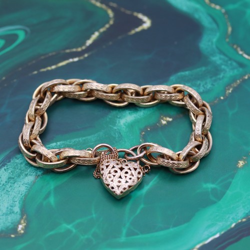 9ct yellow gold - yellow, link