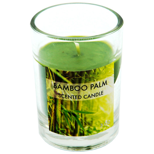 Scented candle bamboo - -,
