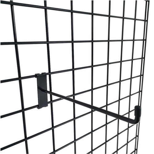Black grid mesh hooks - grid,