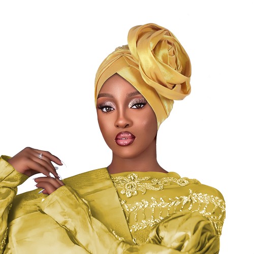 New african women big flower - women,