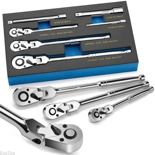 180 flex head ratchet set - head,