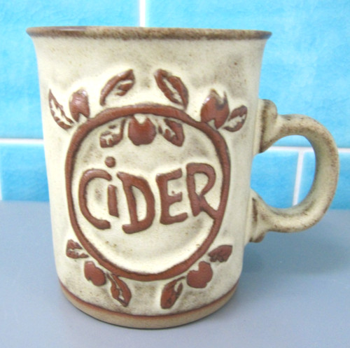 Vintage cider mug - cider,