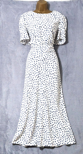 Primark white blue spot - primark, print