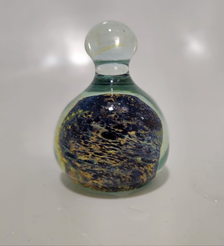 Mdina glass paperweight sea - mdina,