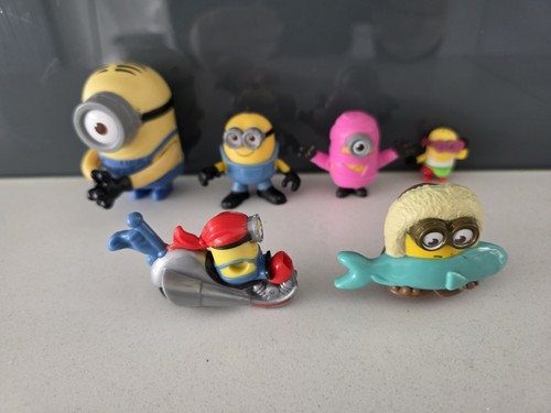 Minions figures bundle 6 - minions,