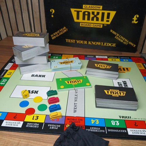 Glasgow taxi board game - glasgow,
