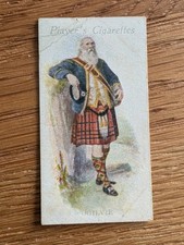Highland clans cigarette card - highland,