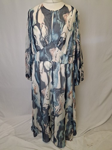Curvewow midi dress marble - curvewow,