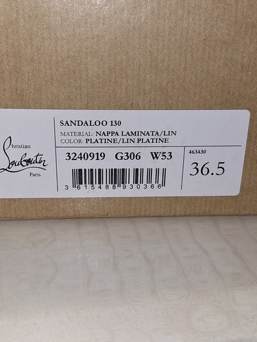 Christian louboutin empty shoe - empty,